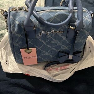 Juicy Couture Denim lovely Blue Satchel